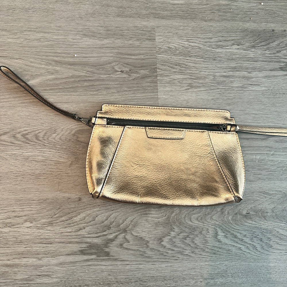 Gold Express Clutch Purse